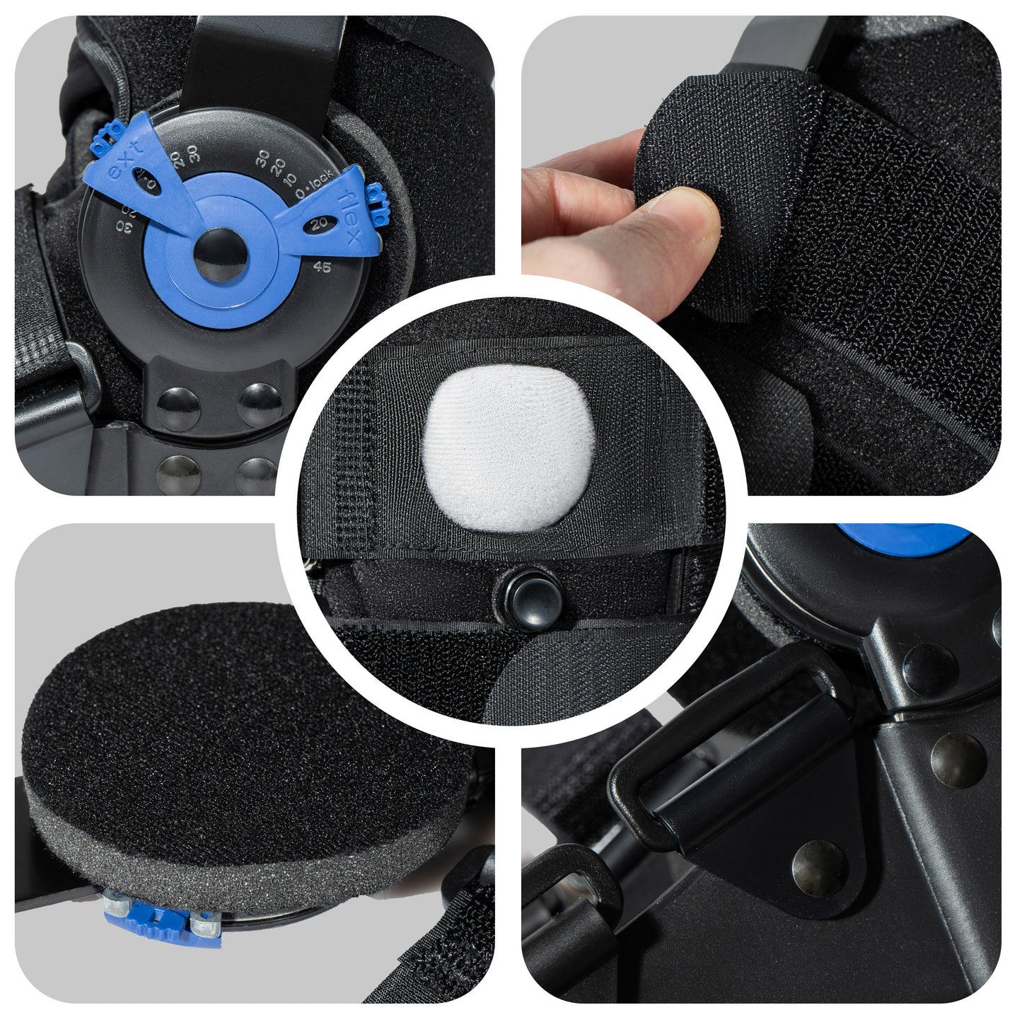 Adjustable Knee Airbag Achilles Boot