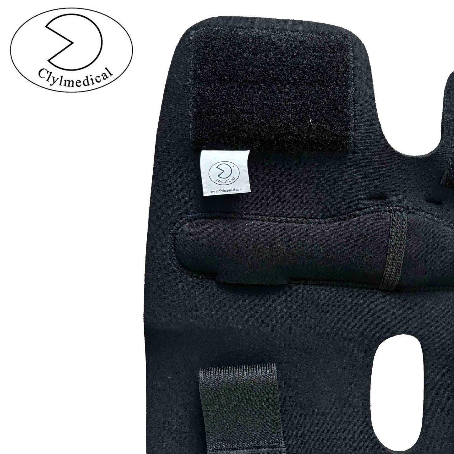 Adjustable Hinged Knee Brace - Non-Textile Synthetic Rubber, Hand Washable, Non-Electric, Black - Single Pack