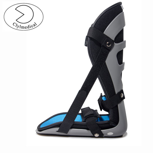 Adjustable Blue Ankle Brace with Foam Support - Hand Wash Only, Ideal for Outdoor Activities